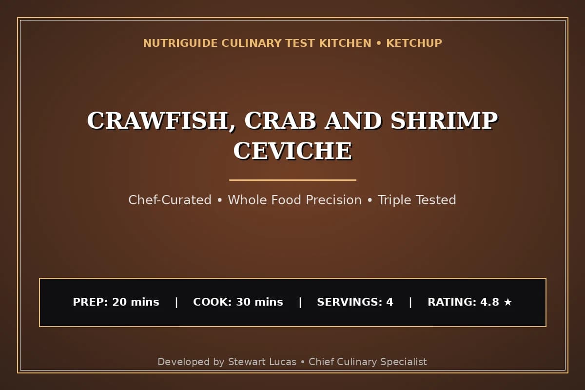 Crawfish, Crab And Shrimp Ceviche