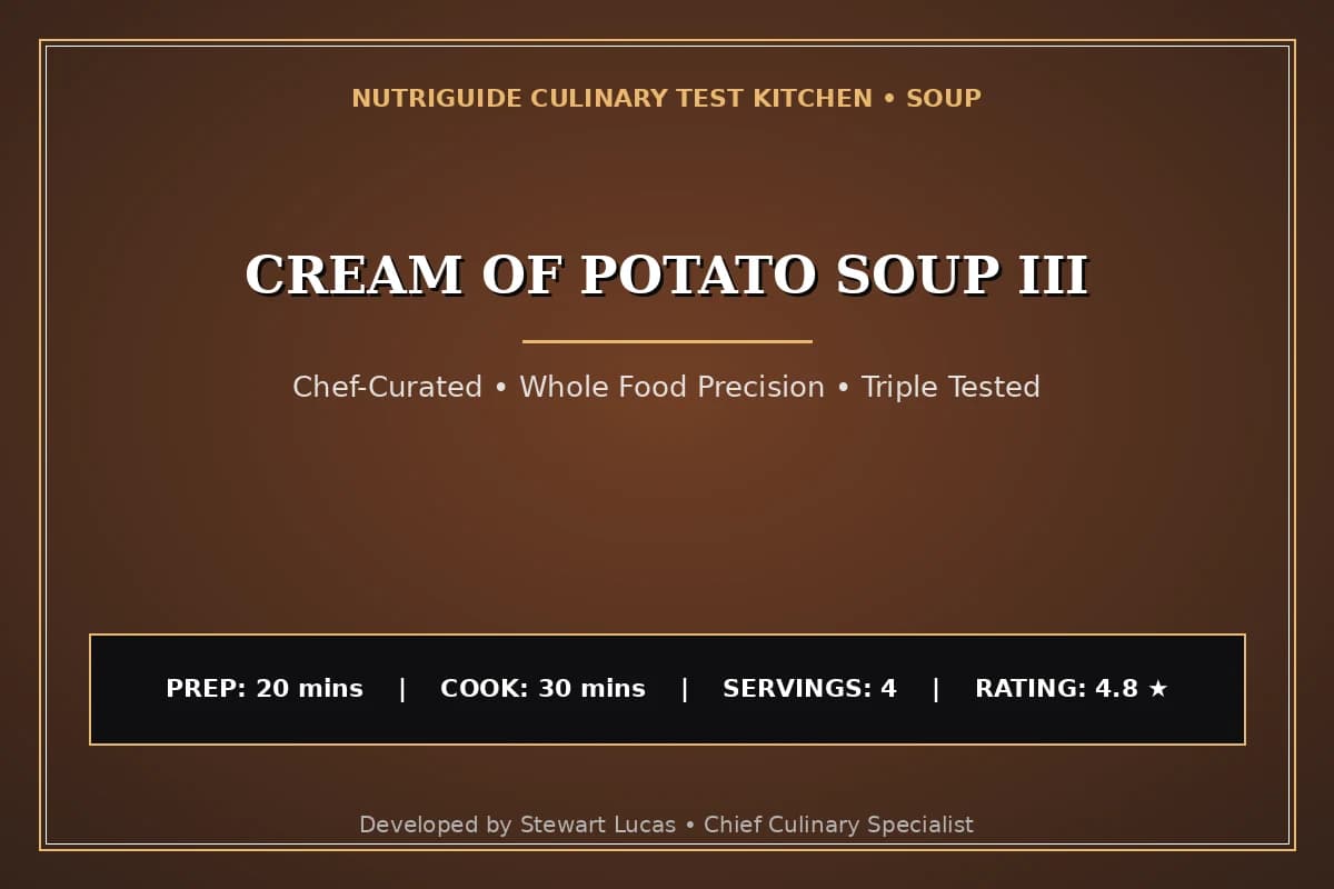 Cream Of Potato Soup Iii