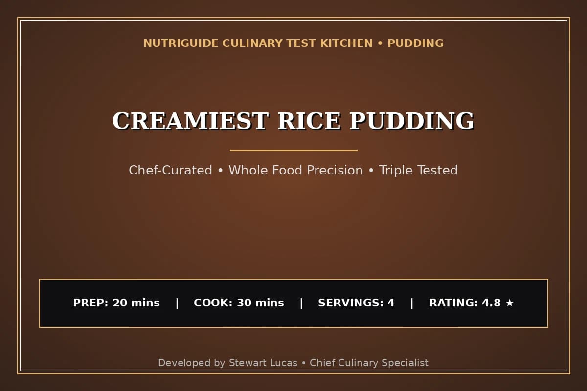 Creamiest Rice Pudding