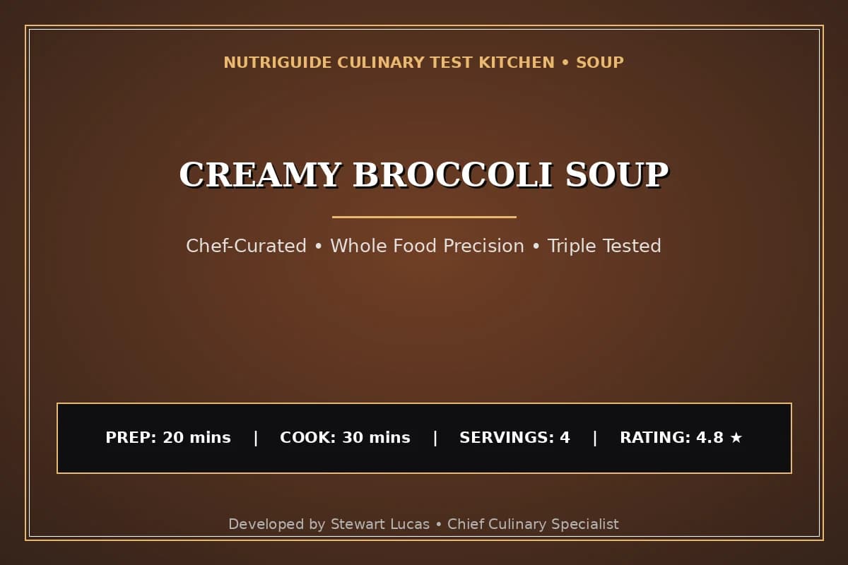 Creamy Broccoli Soup
