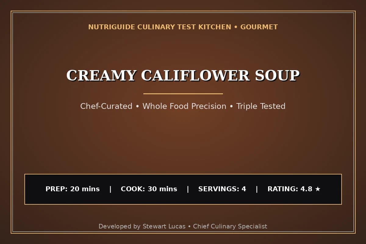 Creamy Califlower Soup