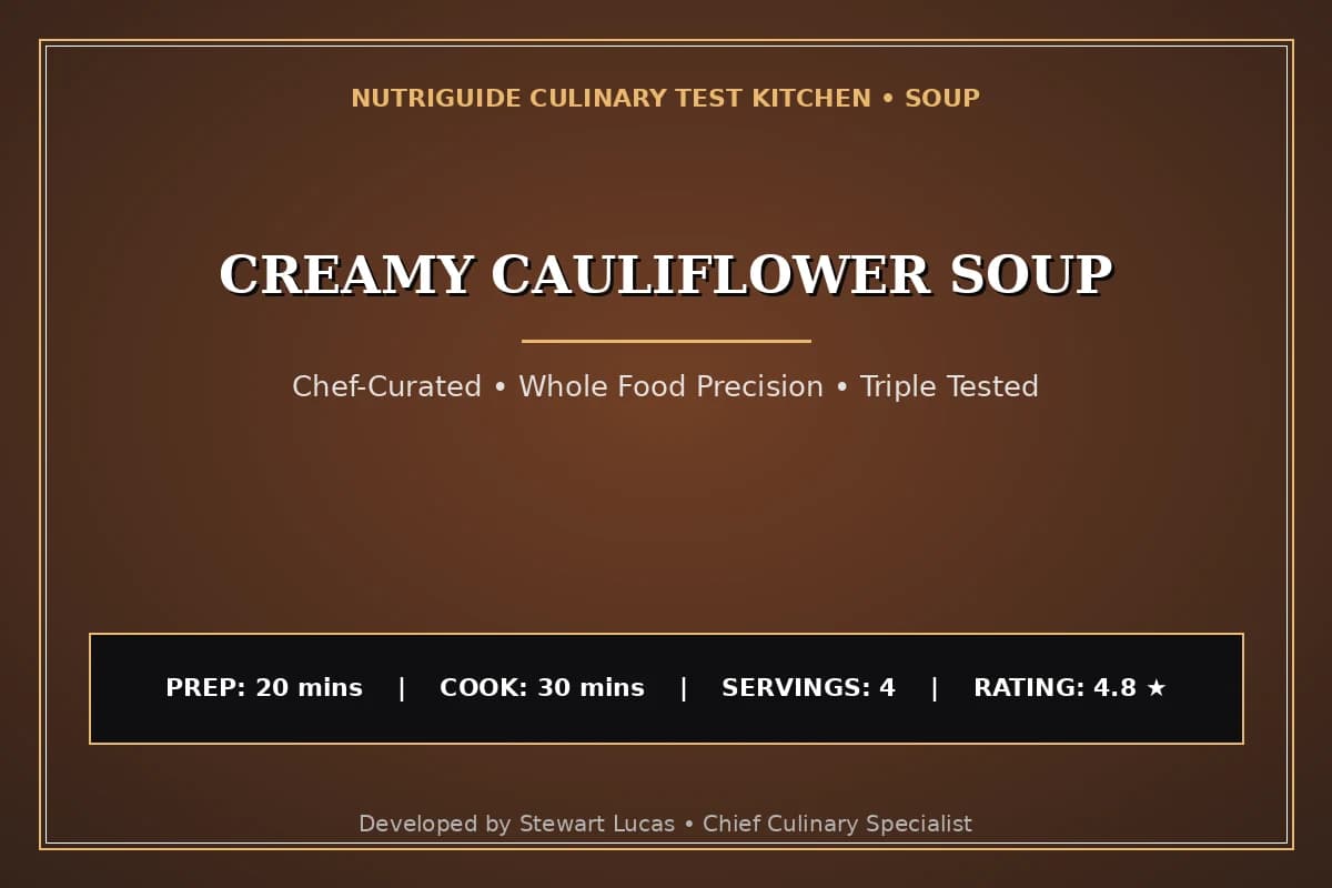 Creamy Cauliflower Soup