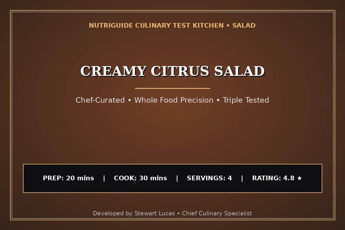 Creamy Citrus Salad