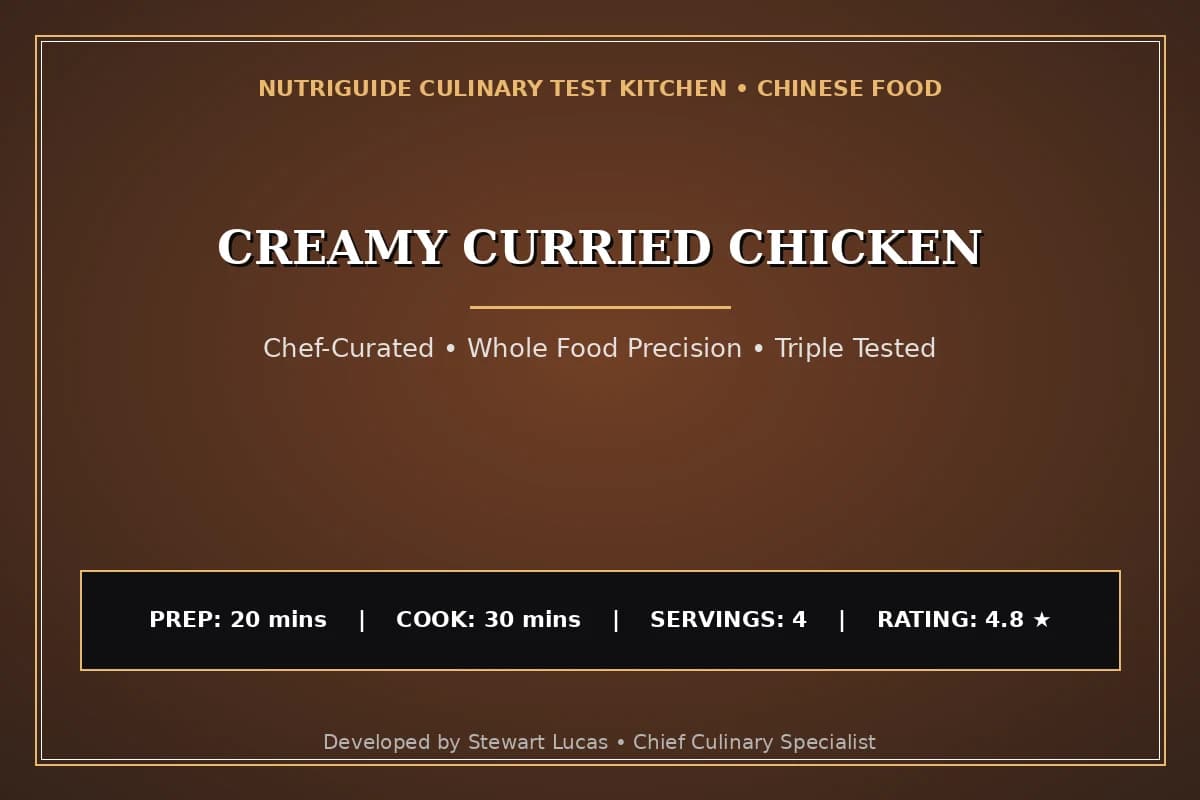 Creamy Curried Chicken