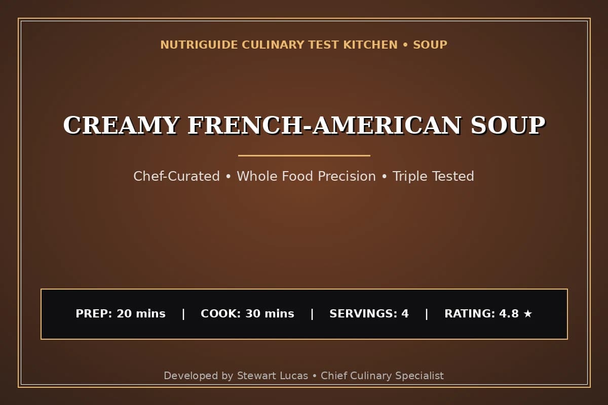 Creamy French-American Soup