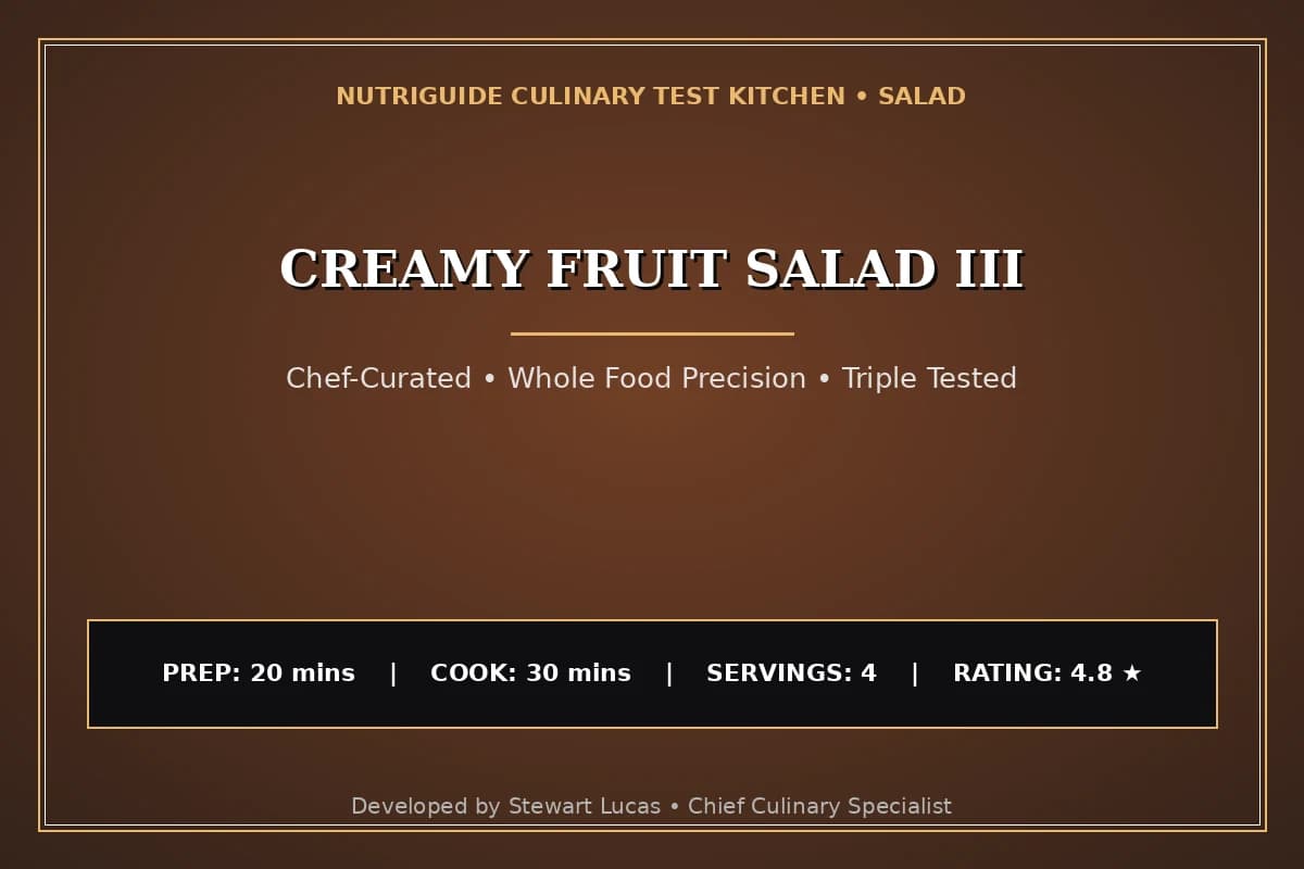 Creamy Fruit Salad Iii