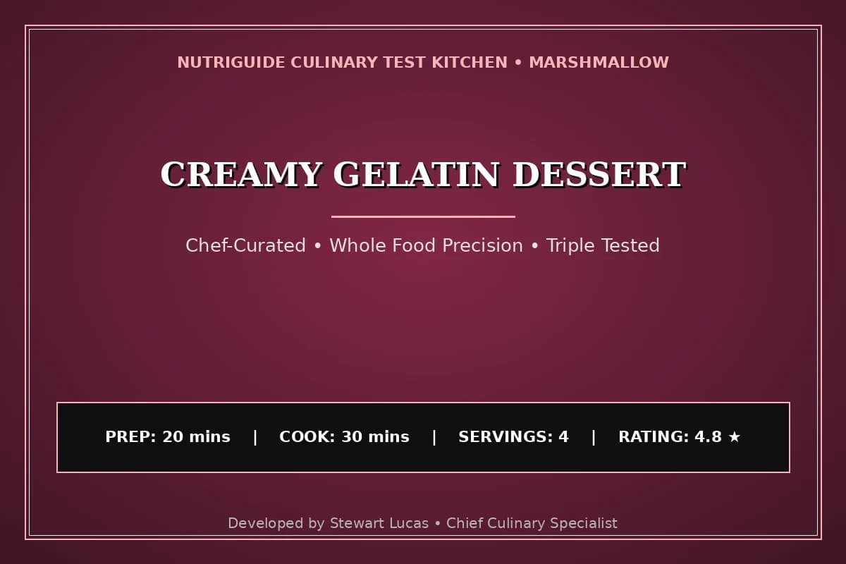 Creamy Gelatin Dessert