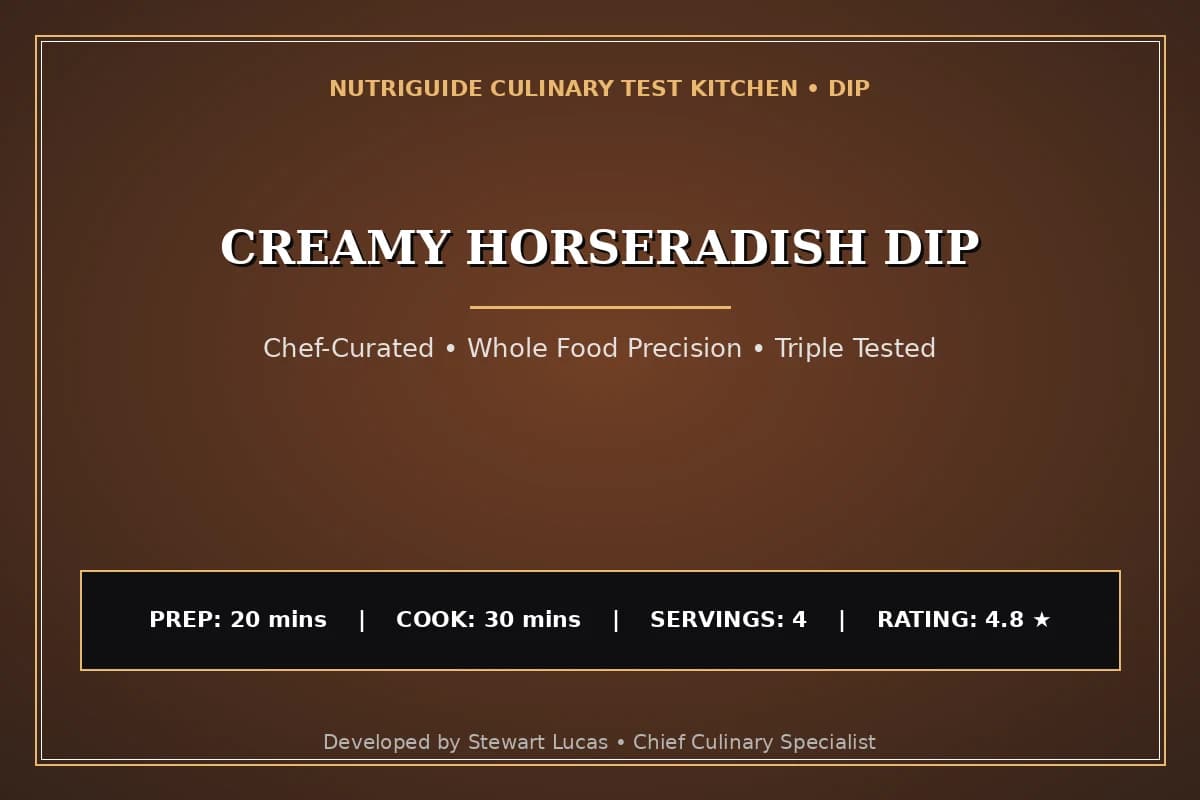 Creamy Horseradish Dip