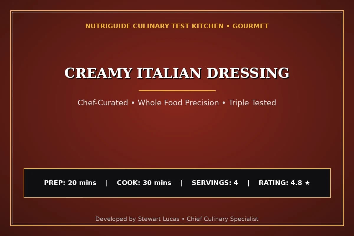 Creamy Italian Dressing
