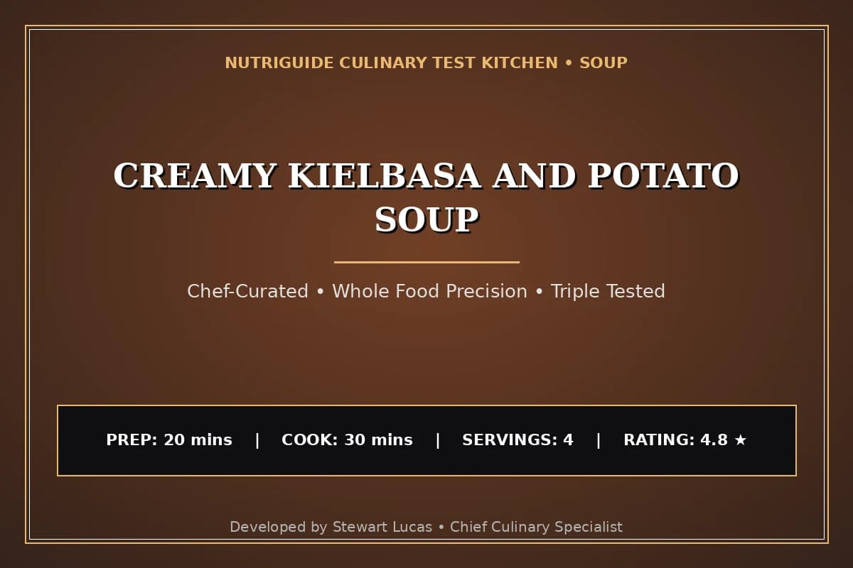 Creamy Kielbasa And Potato Soup