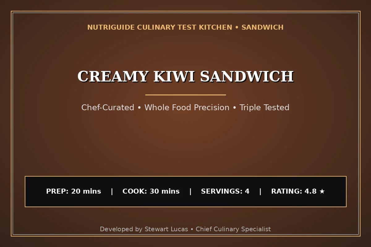 Creamy Kiwi Sandwich