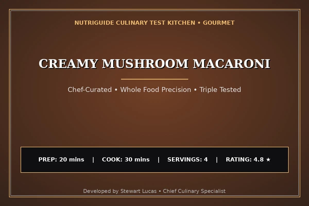 Creamy Mushroom Macaroni