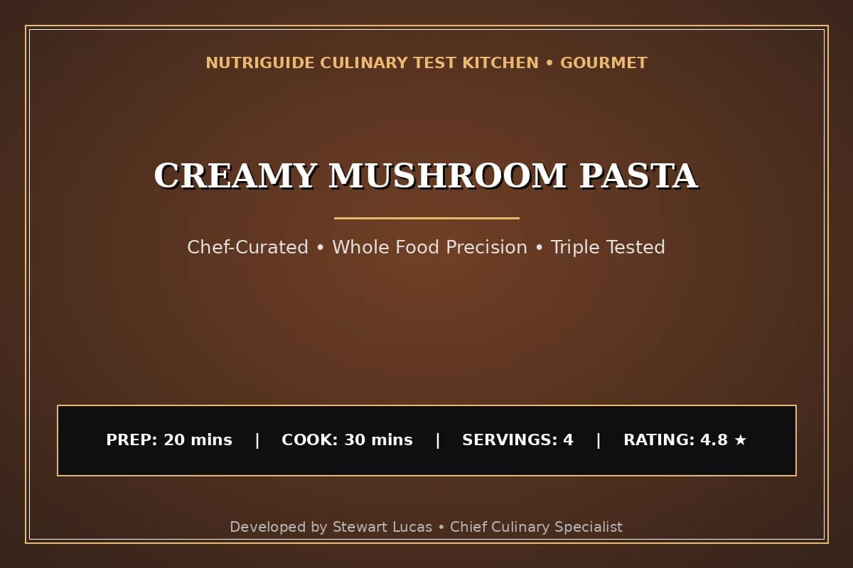 Creamy Mushroom Pasta
