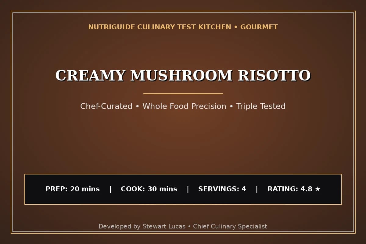 Creamy Mushroom Risotto