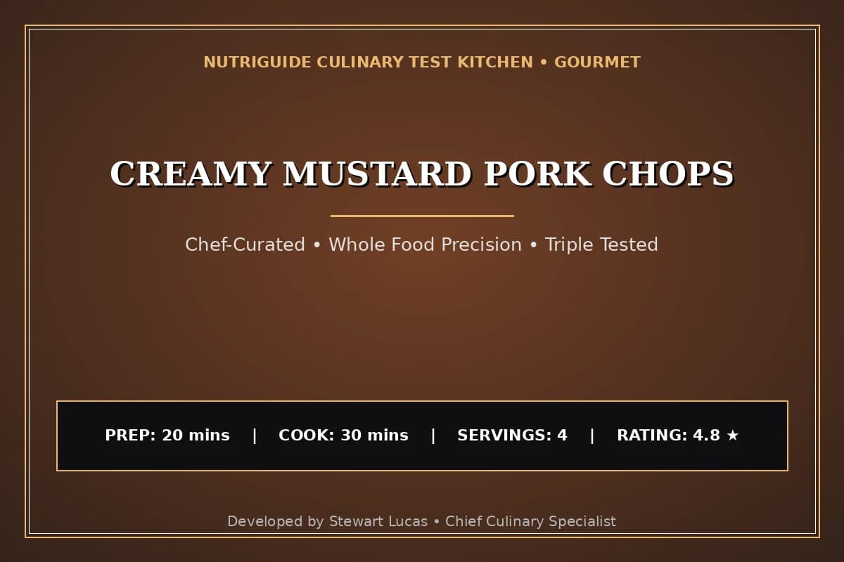 Creamy Mustard Pork Chops