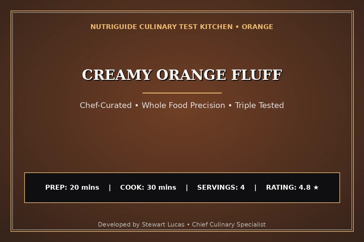 Creamy Orange Fluff
