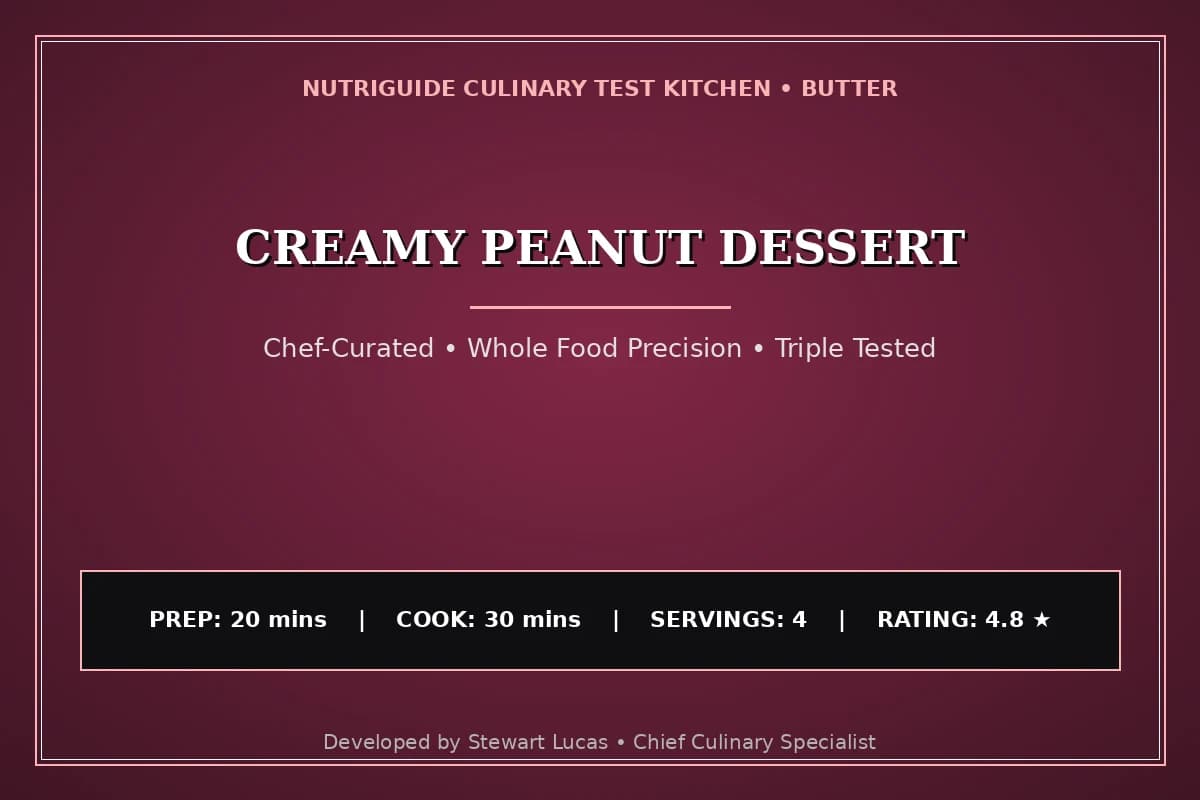 Creamy Peanut Dessert