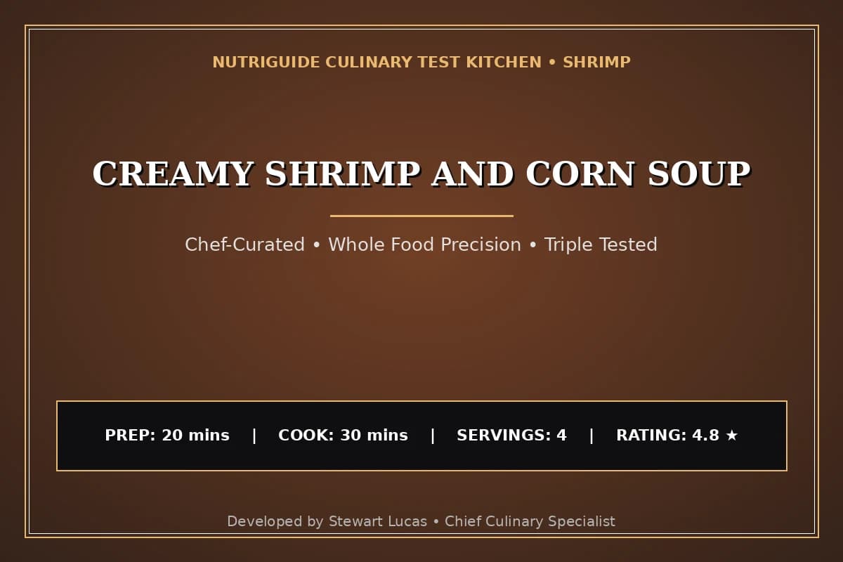 Creamy Shrimp And Corn Soup