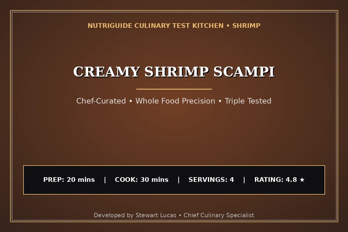 Creamy Shrimp Scampi