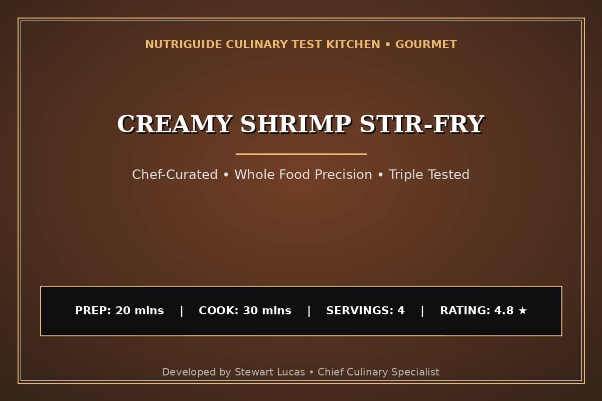 Creamy Shrimp Stir-Fry
