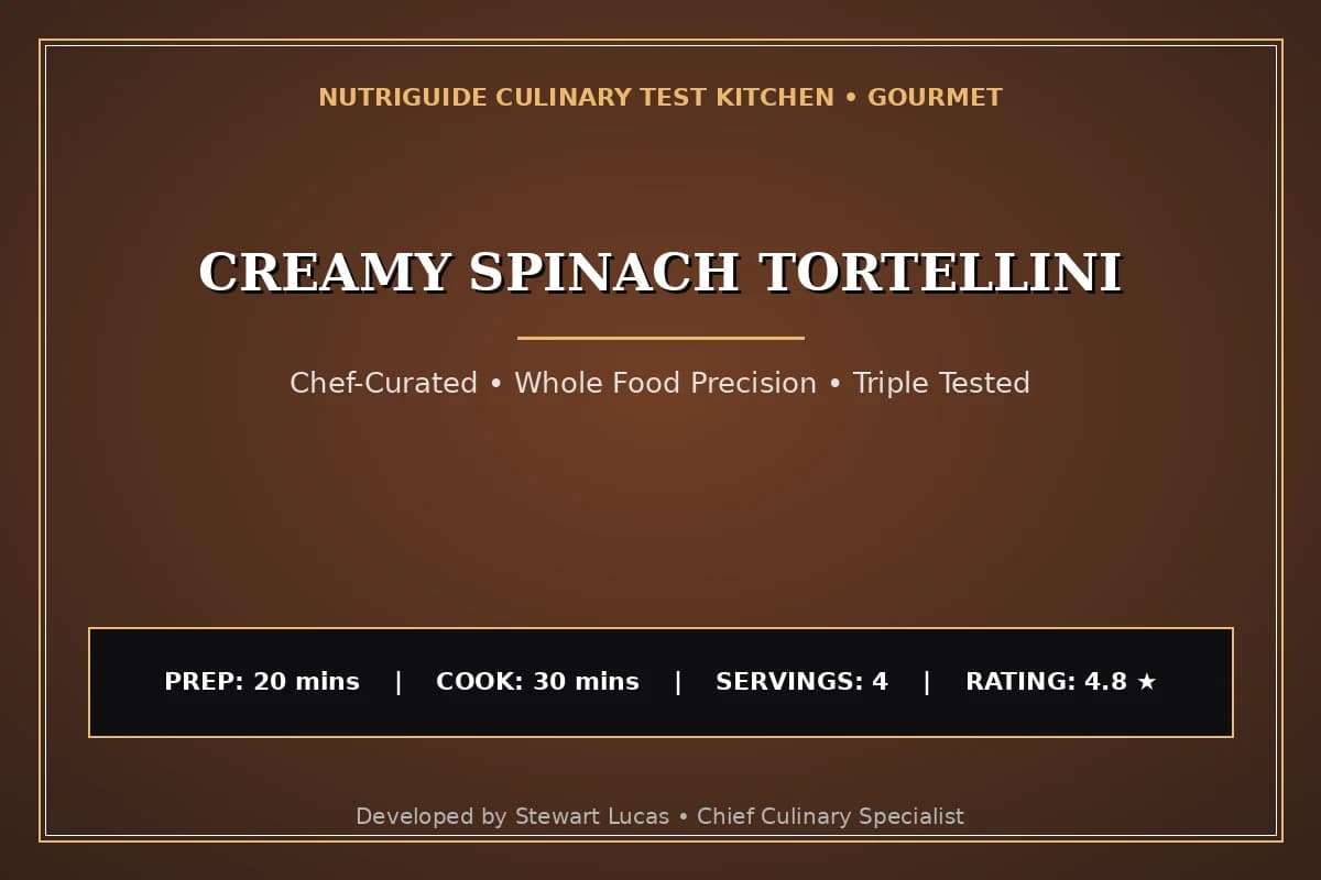 Creamy Spinach Tortellini