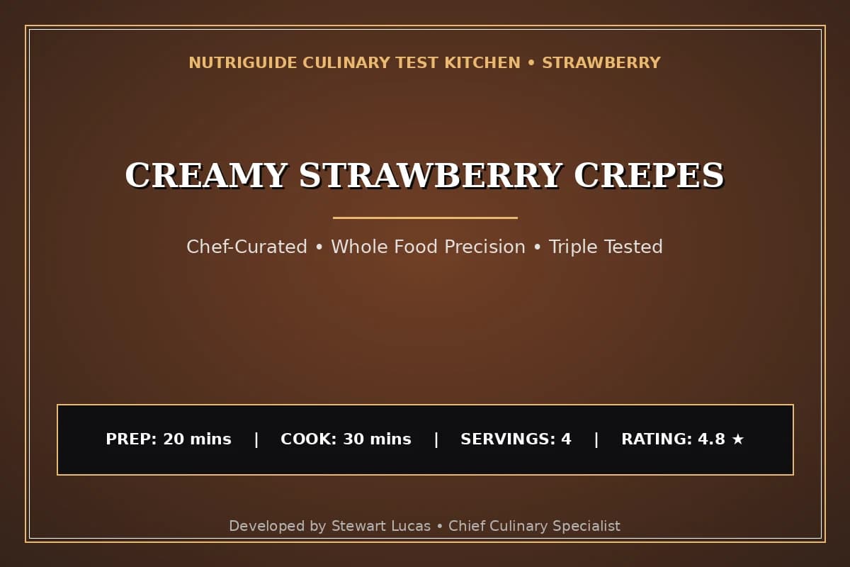 Creamy Strawberry Crepes