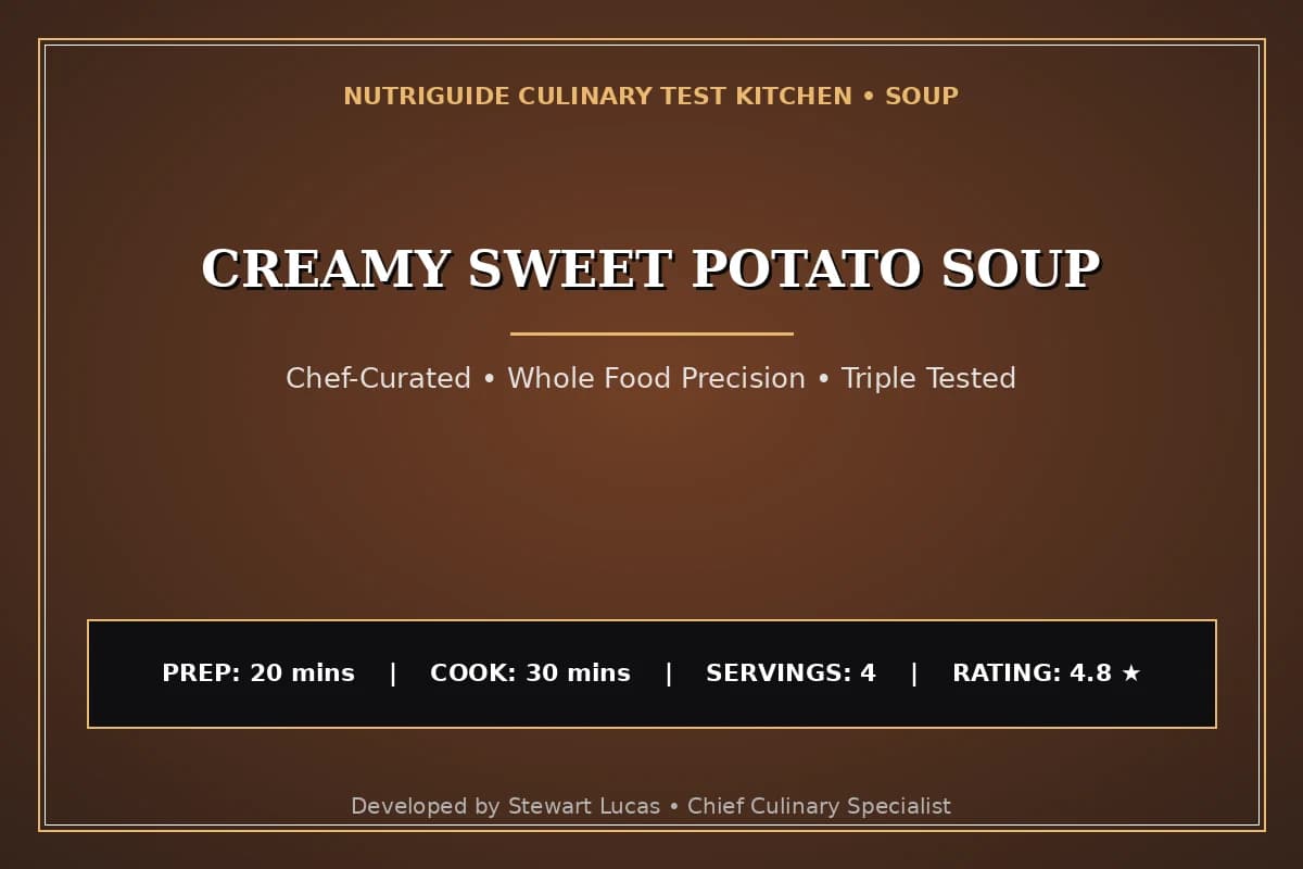 Creamy Sweet Potato Soup