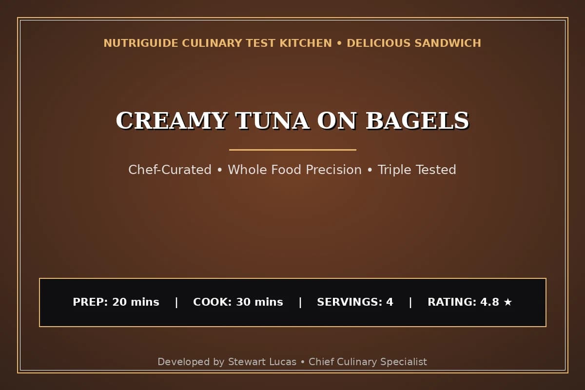 Creamy Tuna On Bagels