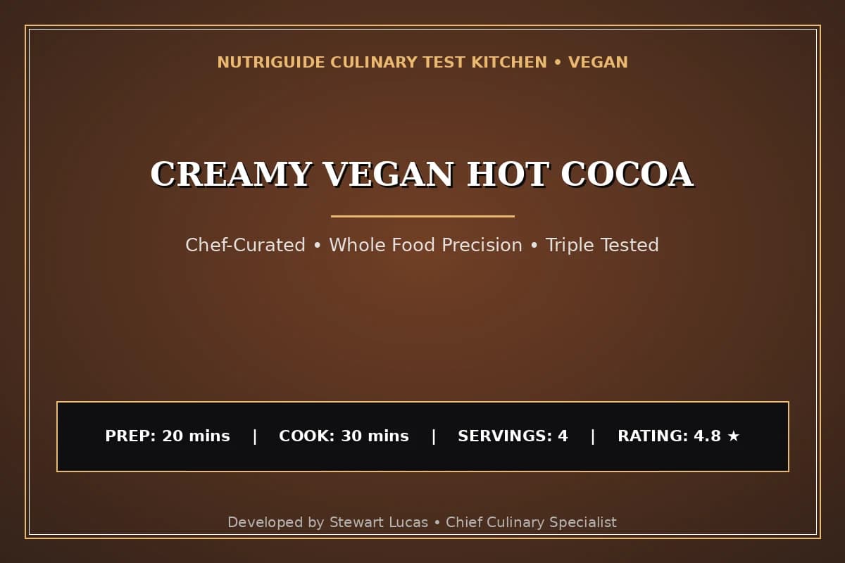 Creamy Vegan Hot Cocoa