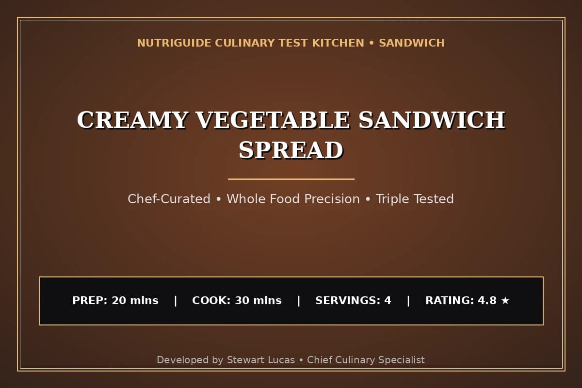 Creamy Vegetable Sandwich Spread