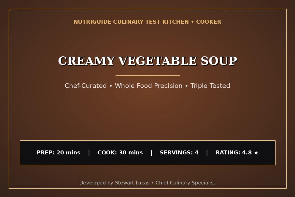 Creamy Vegetable Soup