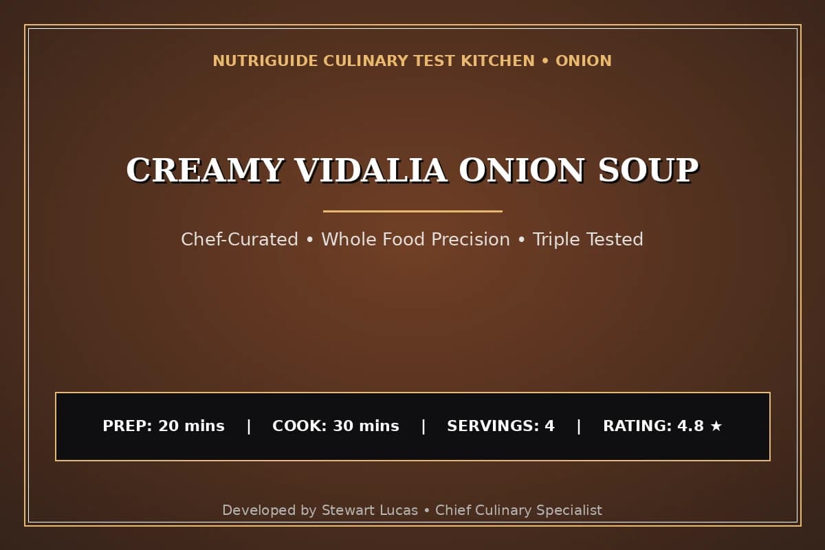 Creamy Vidalia Onion Soup