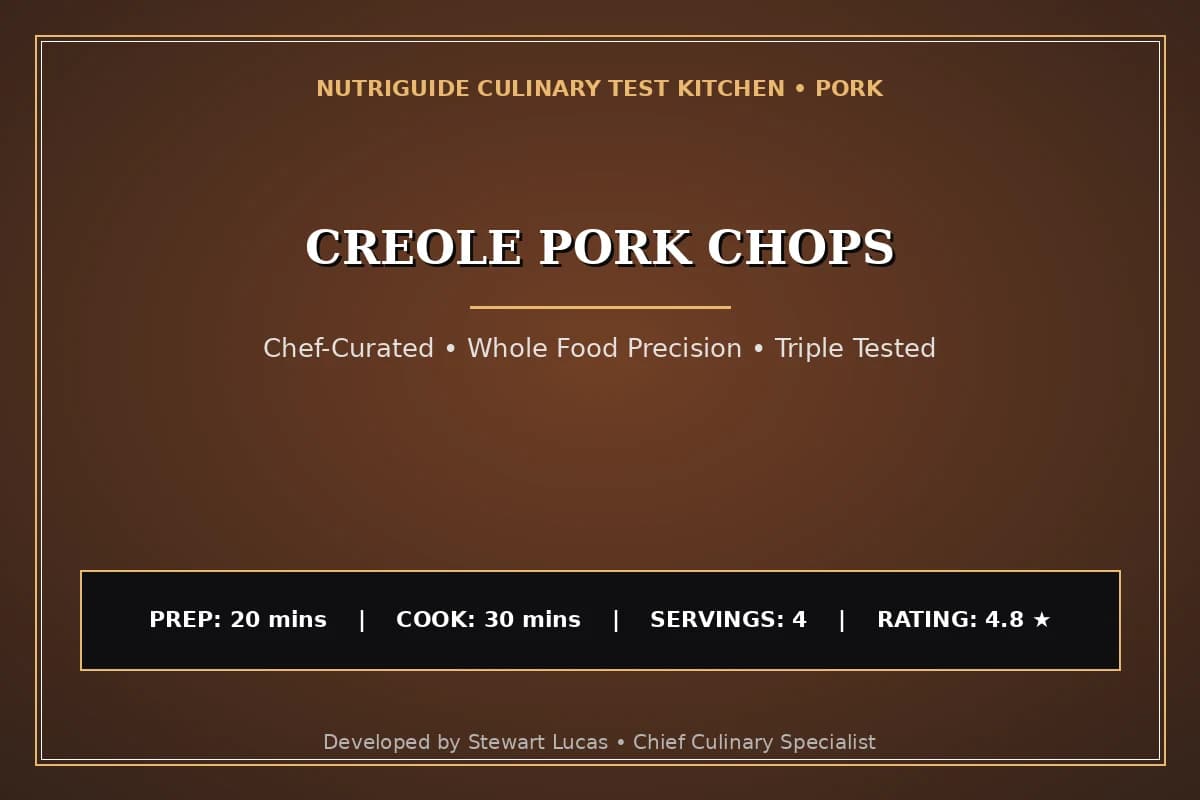 Creole Pork Chops