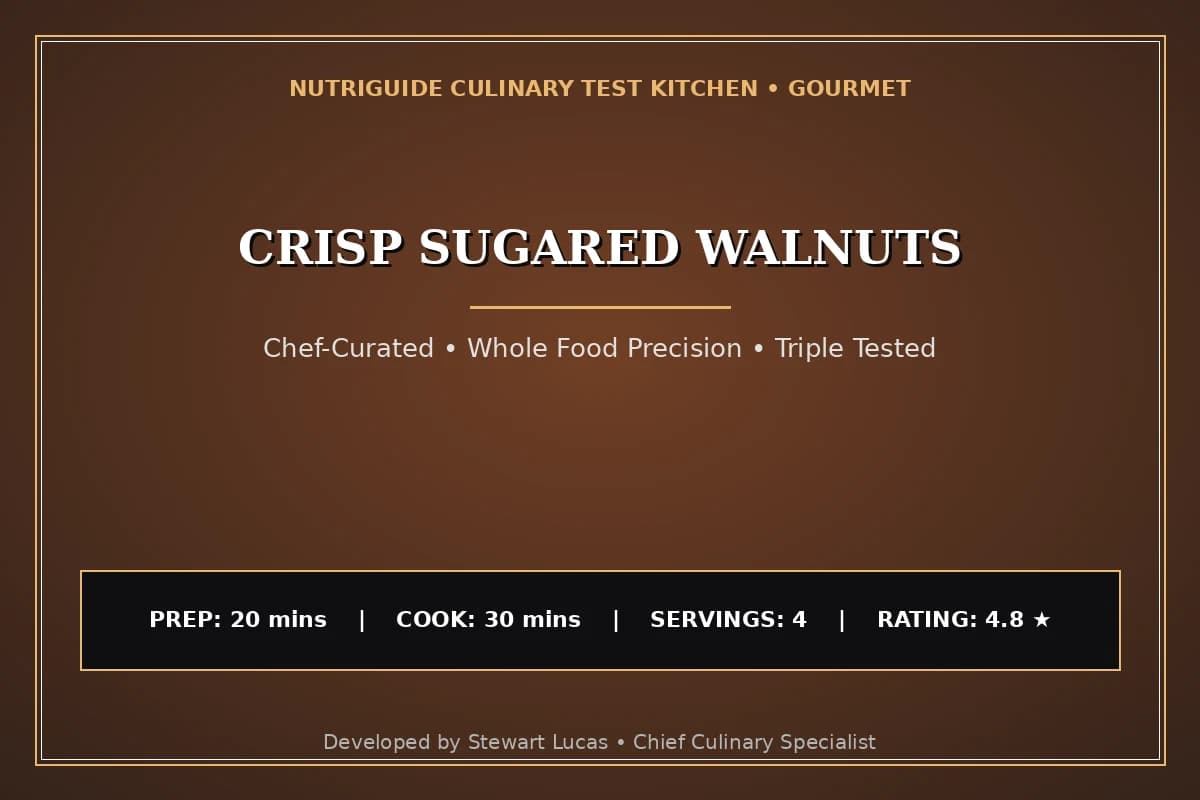 Crisp Sugared Walnuts