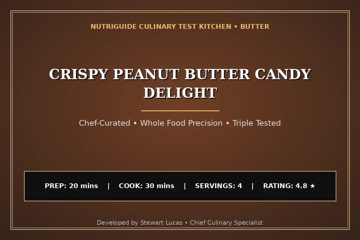 Crispy Peanut Butter Candy Delight