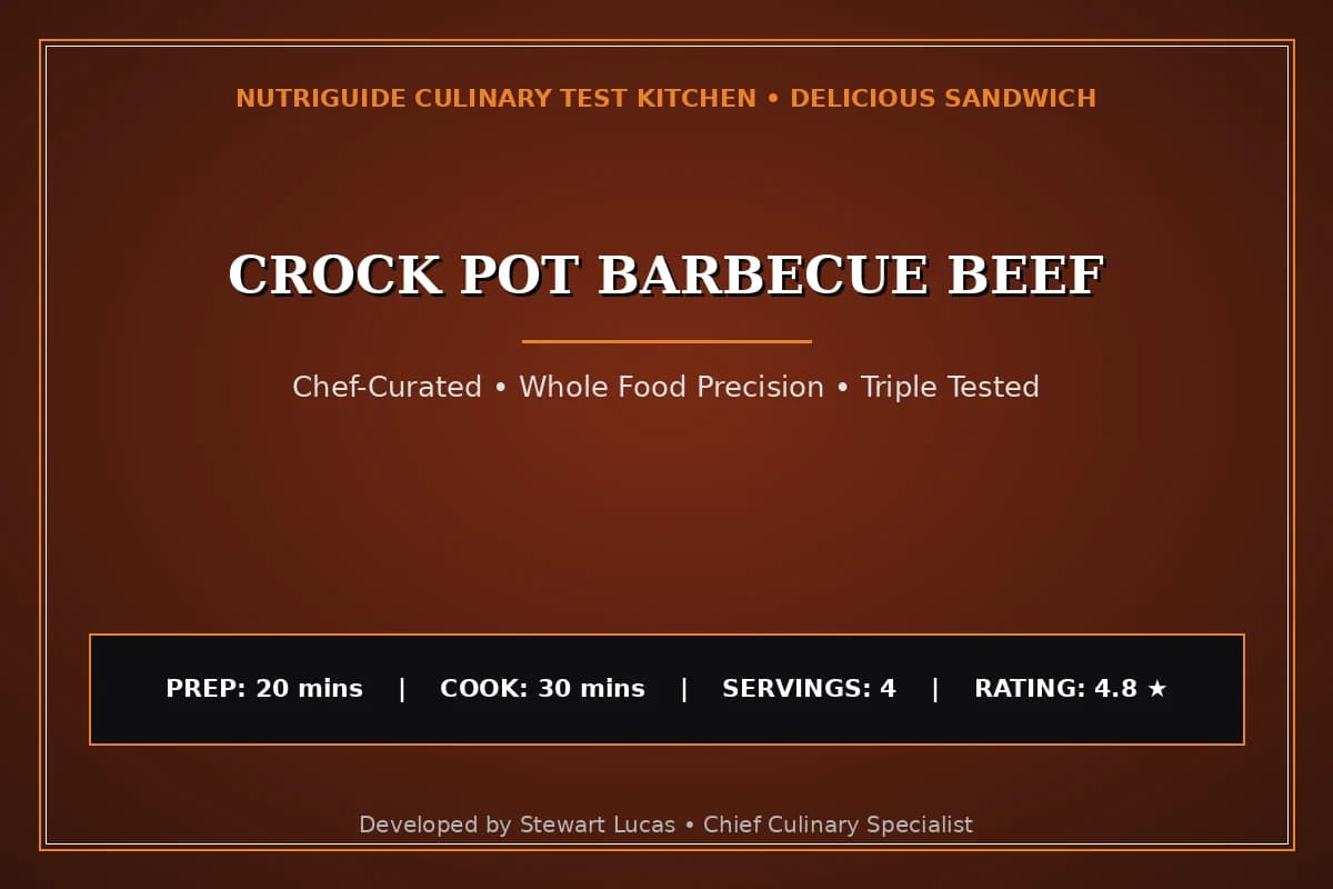 Crock Pot Barbecue Beef