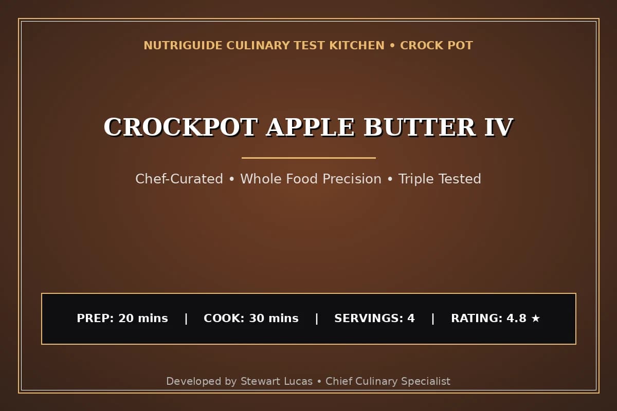Crockpot Apple Butter Iv