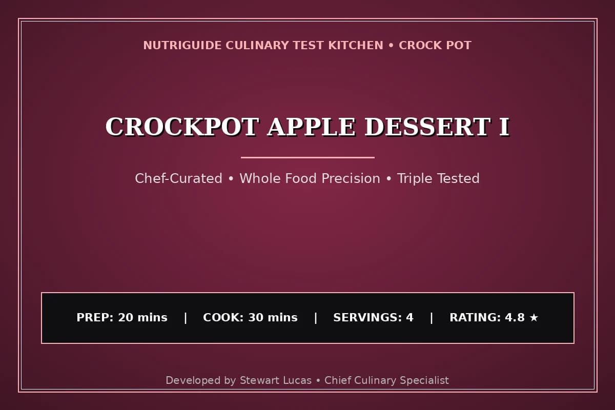 Crockpot Apple Dessert I
