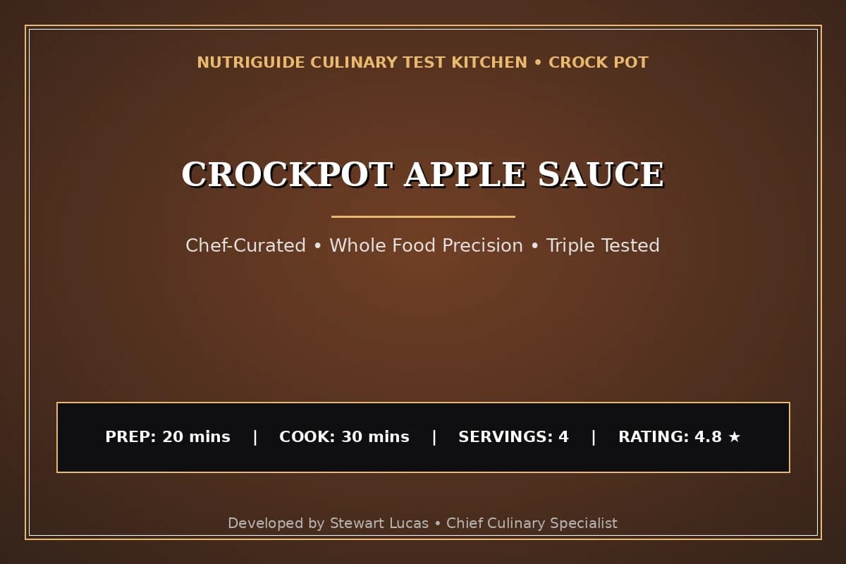 Crockpot Apple Sauce