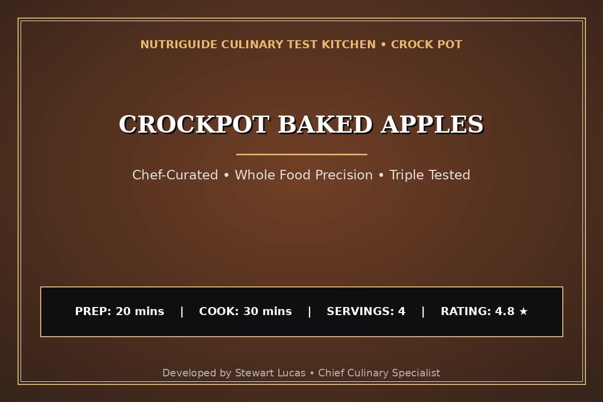 Crockpot Baked Apples