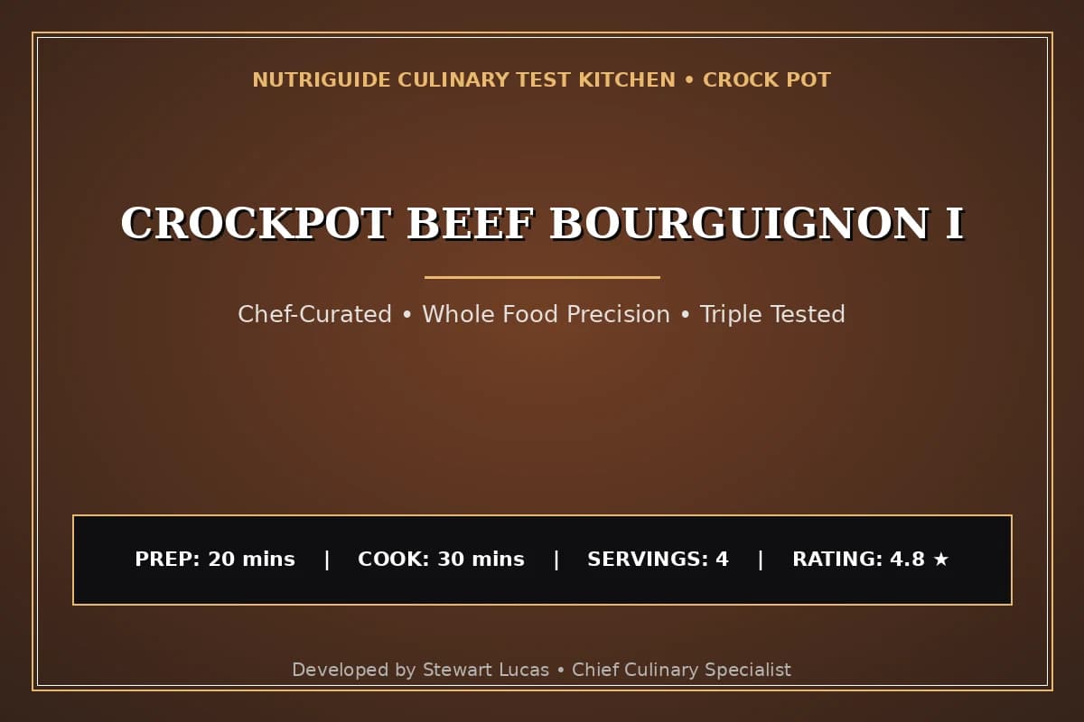 Crockpot Beef Bourguignon I