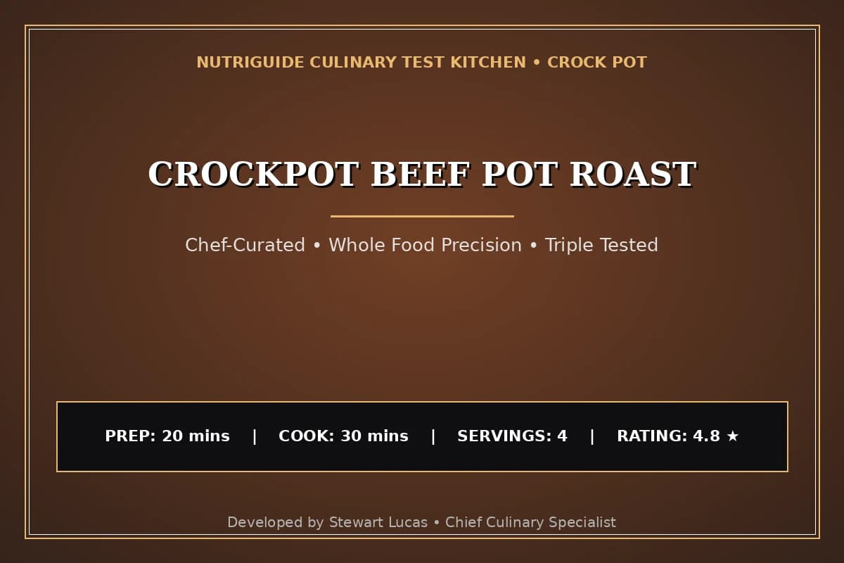 Crockpot Beef Pot Roast