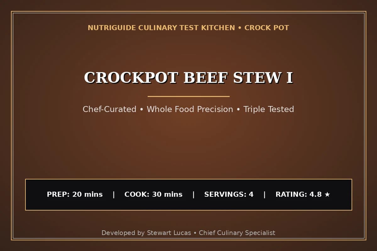 Crockpot Beef Stew I