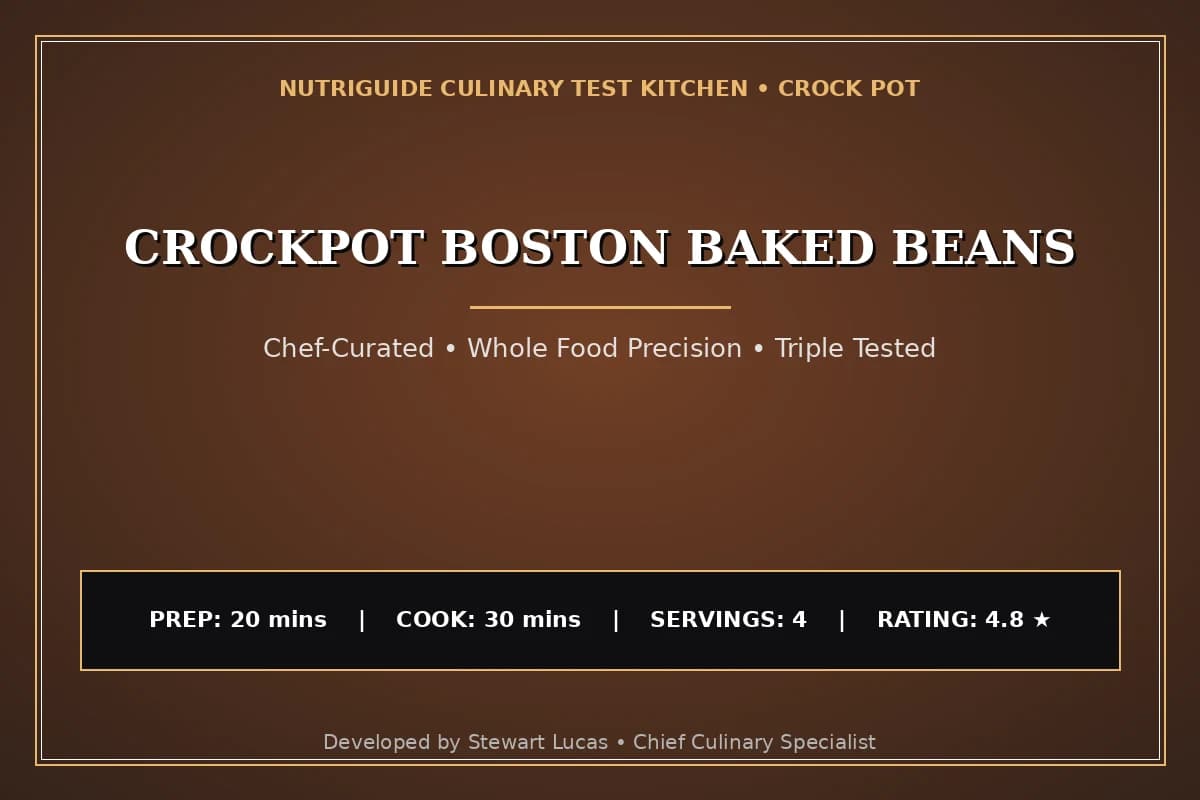 Crockpot Boston Baked Beans