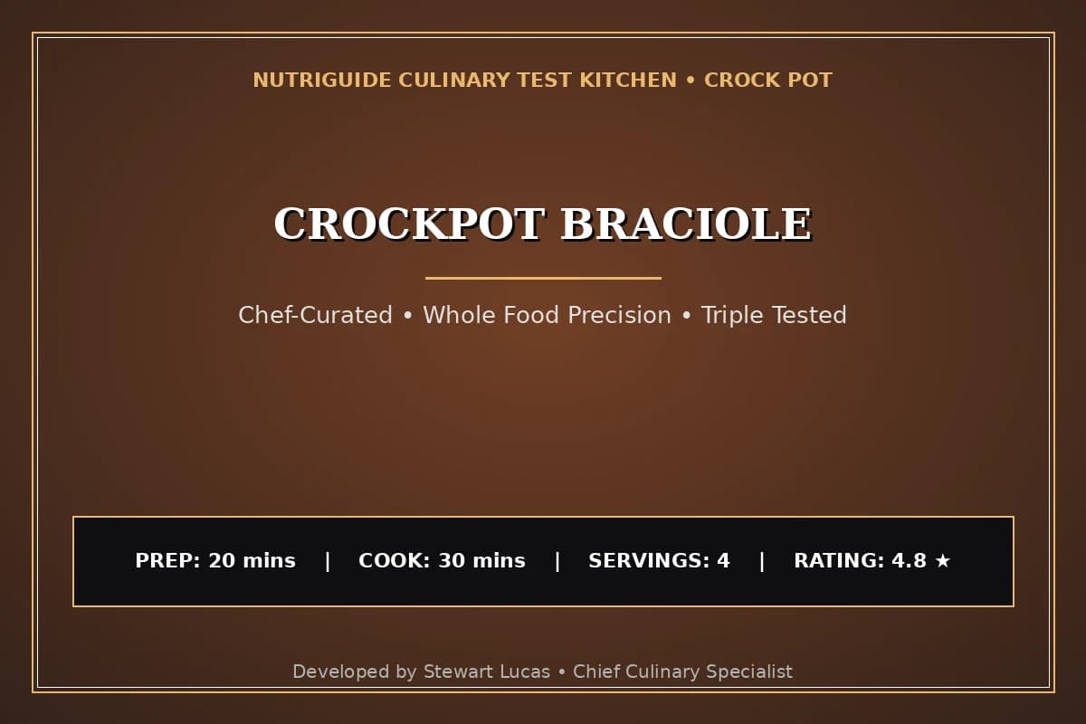 Crockpot Braciole
