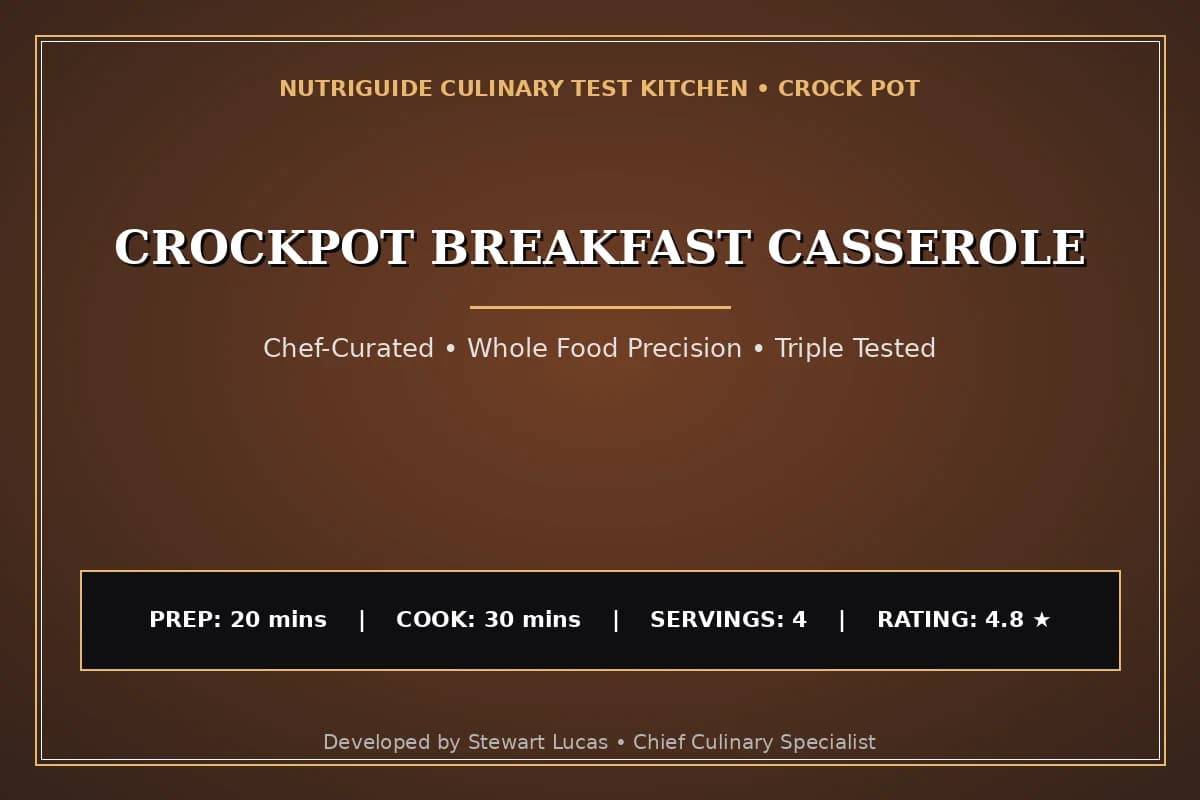 Crockpot Breakfast Casserole