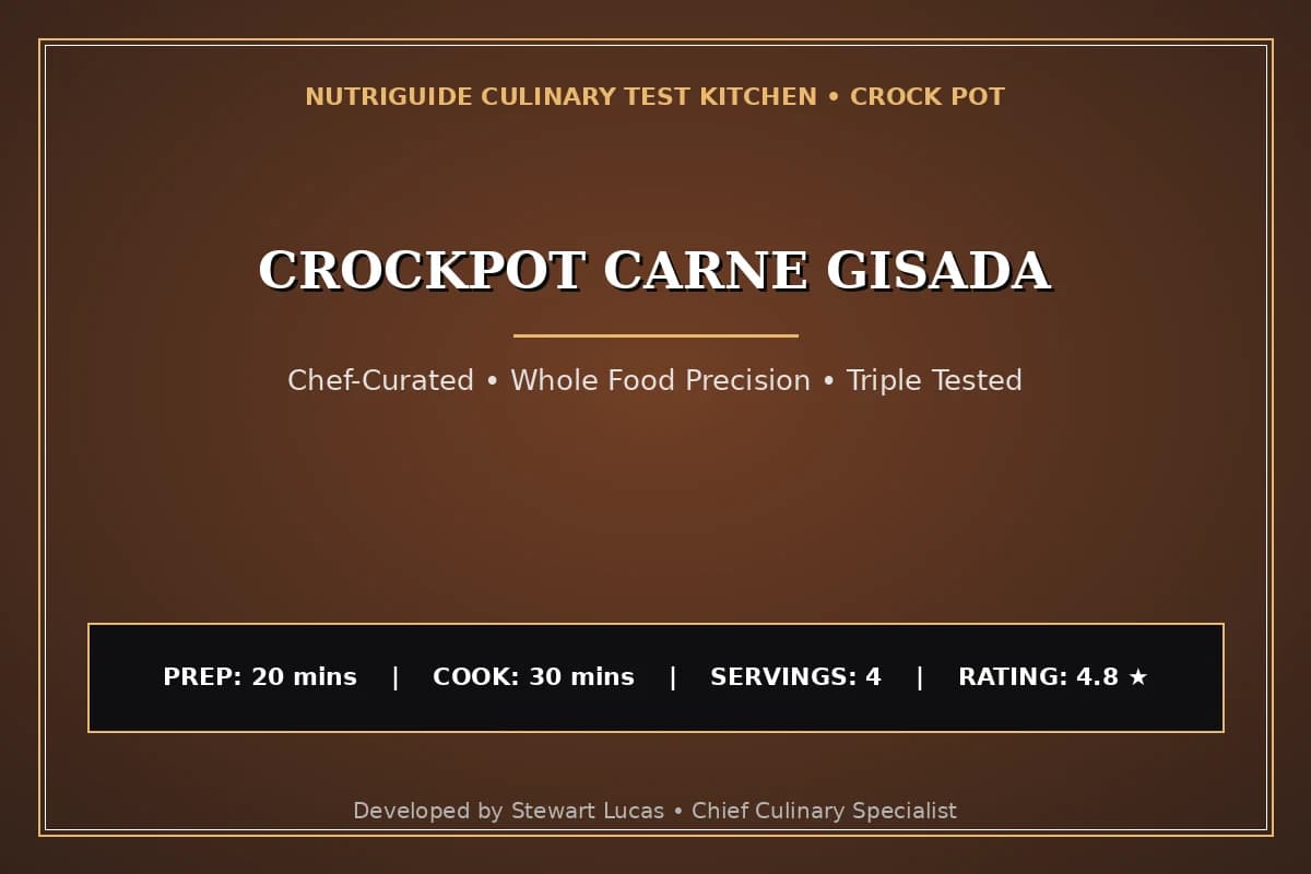 Crockpot Carne Gisada