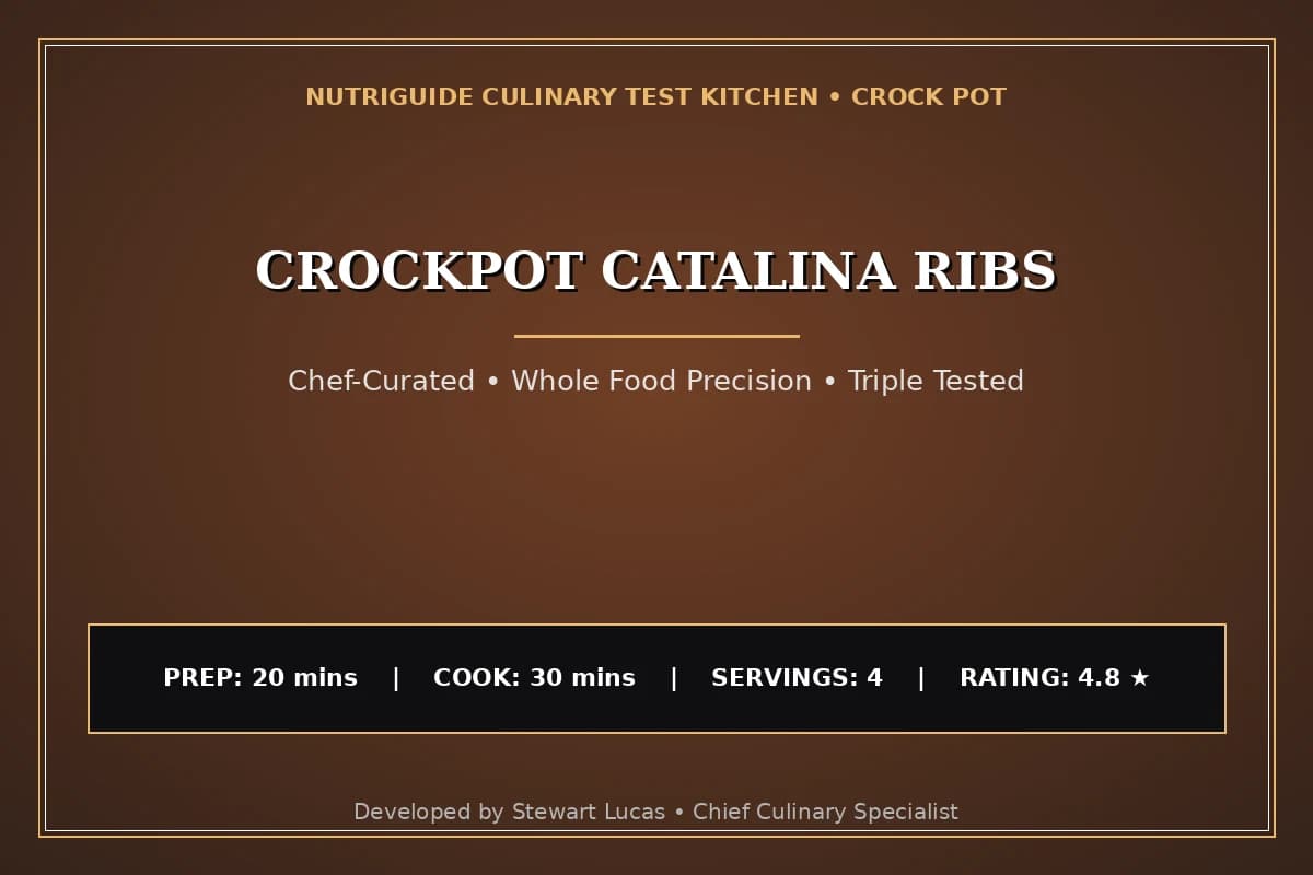 Crockpot Catalina Ribs