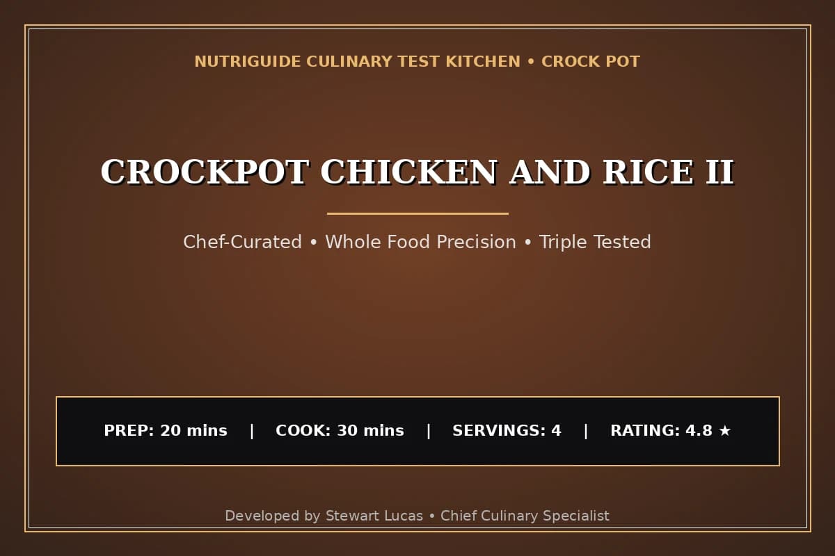 Crockpot Chicken And Rice Ii