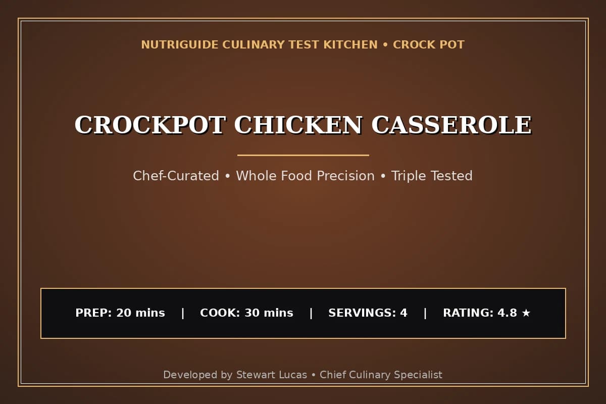 Crockpot Chicken Casserole